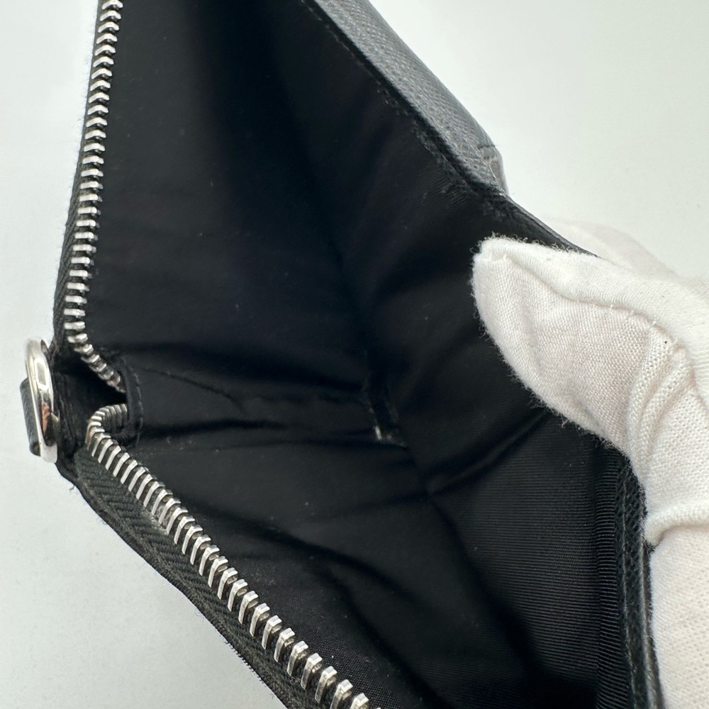 Prada Black Nylon Compact Zip-Around Wallet - Picture 14 of 15